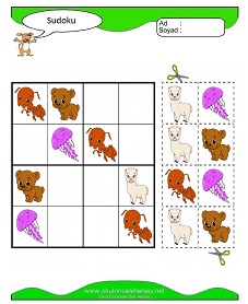 Sudoku Çocuk Bulmacaları